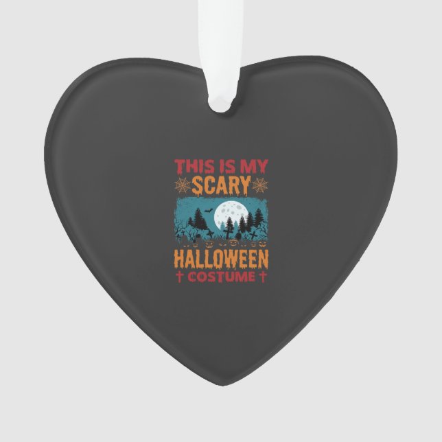 Costume de Halloween Effrayant Drôle Graphique Lun (devant)