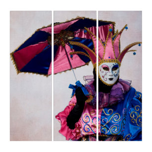 Costume de Jester Carnival, Venise
