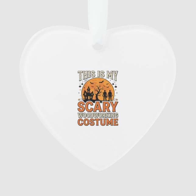 Costume de menuiserie effrayant Halloween Design V (devant)