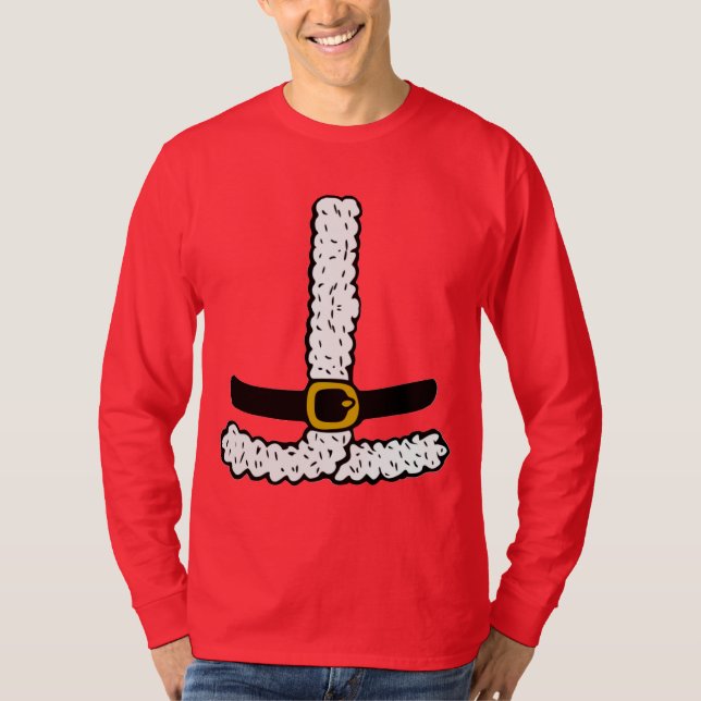 Costume de Noël du Père Noël T-shirt (Devant)
