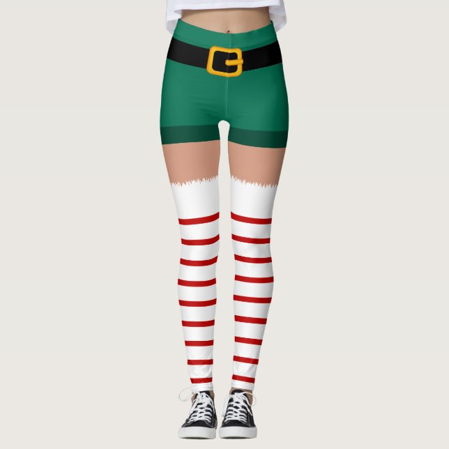Costume de Noël Santa Claus Leggings (Devant)