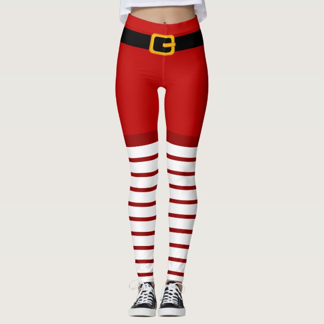 Costume de Noël Santa Claus Leggings (Devant)