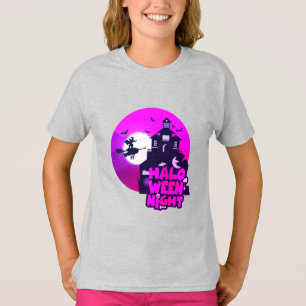Costume de nuit d'Halloween pour filles T-shirt