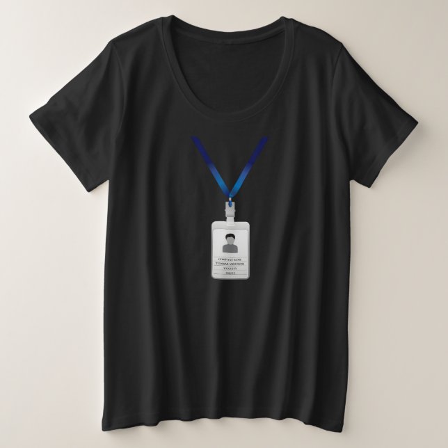 Costume de société de carte d'identité simple pour (Design devant)