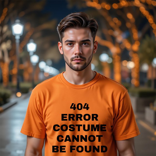 COSTUME D'ERREUR 404 INTROUVABLE T-SHIRT (Créateur téléchargé)