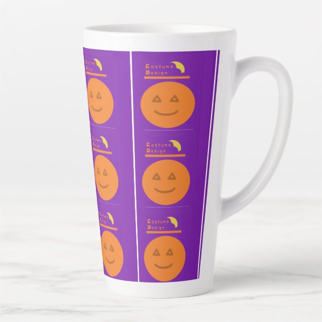 Costume Design Citrouille Latte Mug (Droite)