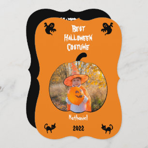 Costume d'Halloween Carte de vacances photo person