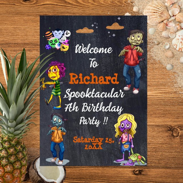 Costume d'Halloween Éffrayant pour enfants Poster  (Créateur téléchargé)