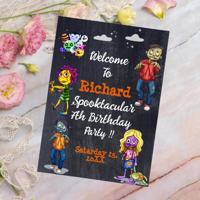 Costume d'Halloween Éffrayant pour enfants Poster  (Créateur téléchargé)