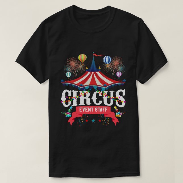 Costume du personnel de cirque Carnaval T-shirt Vi (Design devant)