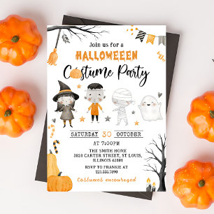 Costume Enfants Cute Halloween Invitation de fête