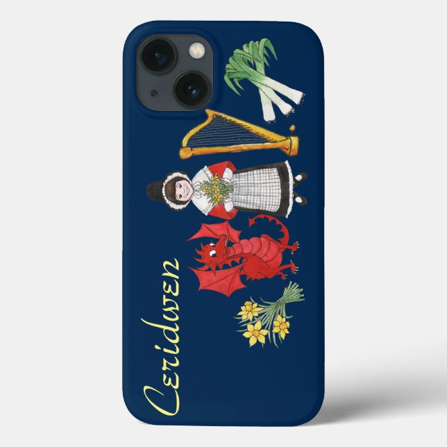 Costume gallois, emblèmes Blue Coque Xtreme pour i (Verso)