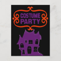 COSTUME PARTY HAUNTED HOUSE INVITATION