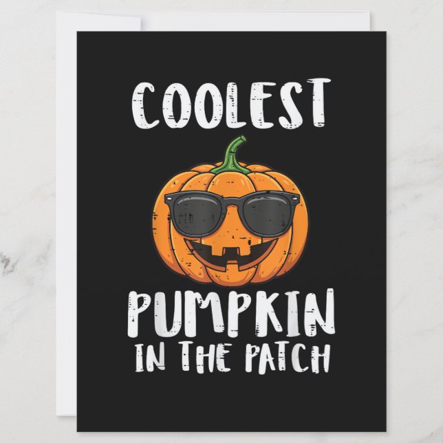 Costume Patch de citrouille le plus cool pour homm (Devant)
