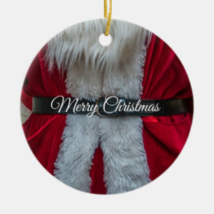 Costume père Noël ornement arbre de Noël