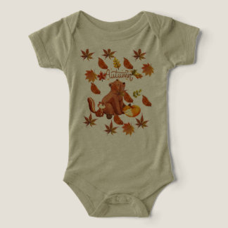 Costume pour bébé pour animaux d'automne