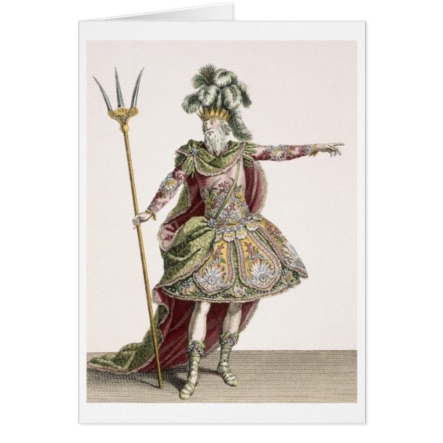 Costume pour Neptune dans plusieurs opéras, gravé (Devant)