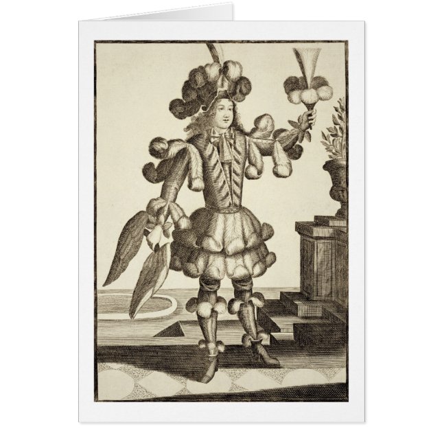 Costume pour un marchand de plume, pub. par Gerard (Devant)