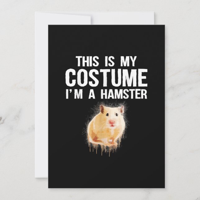 Costume Un Hamster Cute Animaux (Devant)