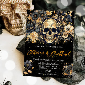Costumes & Cocktail Invitation à la fête d'Hallowe