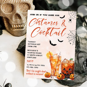Costumes & Cocktails Invitation à la fête d'Hallow