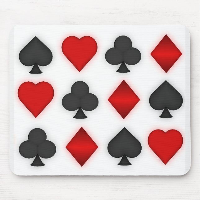 costumes de carte de jeu 3D - tapis de souris (Devant)