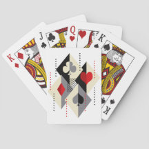 Costumes de jeu de cartes en poker.