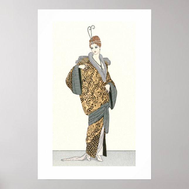 Costumes Parisiens- Mode Vintage  Affiche (Devant)