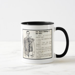 Costumes vintages pour hommes Mug personnalisé