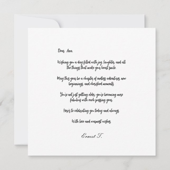 Costumize Joyeux Anniversaire étincelant or rose (Dos)