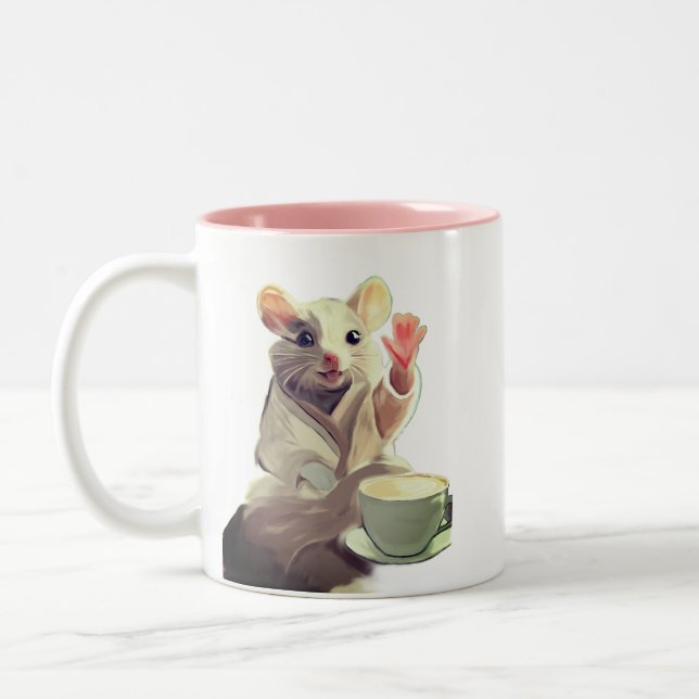 Cosy café Mouse tasse (Gauche)