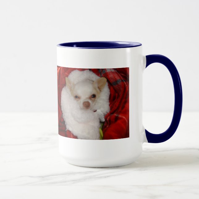 Cosy Christmas Chihuahua Mug (Droite)