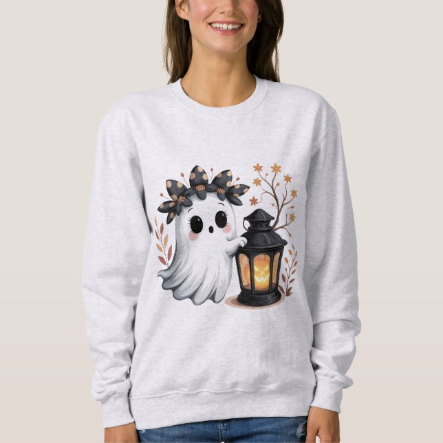Cosy Cute Ghost Sweatshirt d'Halloween (Devant)