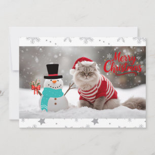 Cosy Exotic Shorthair Chat Noël Personnalisé