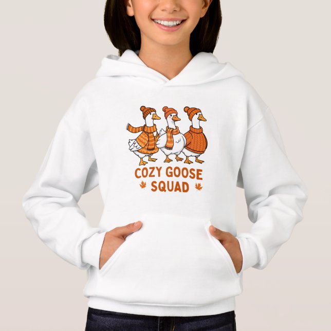 Cosy Goose Squad mignon enfants (Devant)