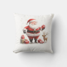 Cosy Père Noël Coussin décoratif