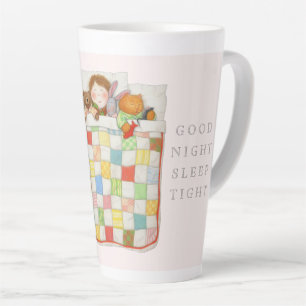 COSY QUILT Tall Cocoa Mug - Rose