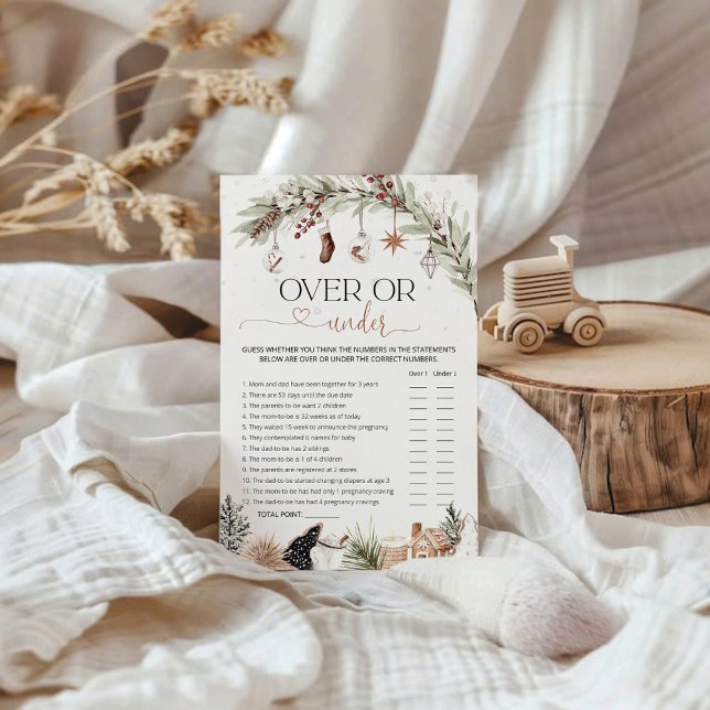 Cosy sur ou sous Baby shower Game (Créateur téléchargé)