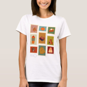 Cosy Timbre d'automne collage automne T-shirt esth