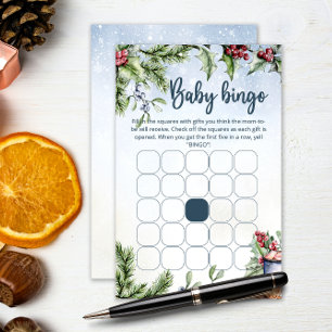 Cosy Winter Hot Cocoa Baby shower neige jam de bin