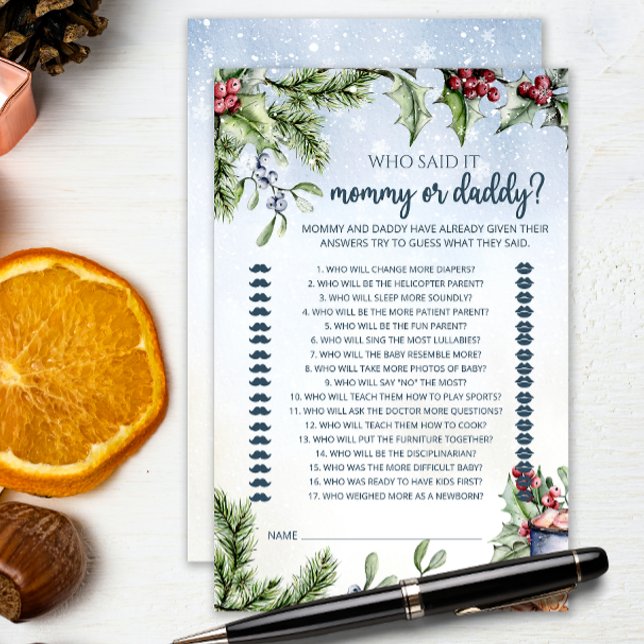 Cosy Winter Hot Cocoa Qui L'A Dit Maman Papa Jeu (Créateur téléchargé)