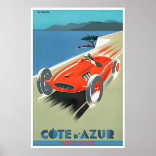 Côte d'Azur Impression de la Riviera française Art