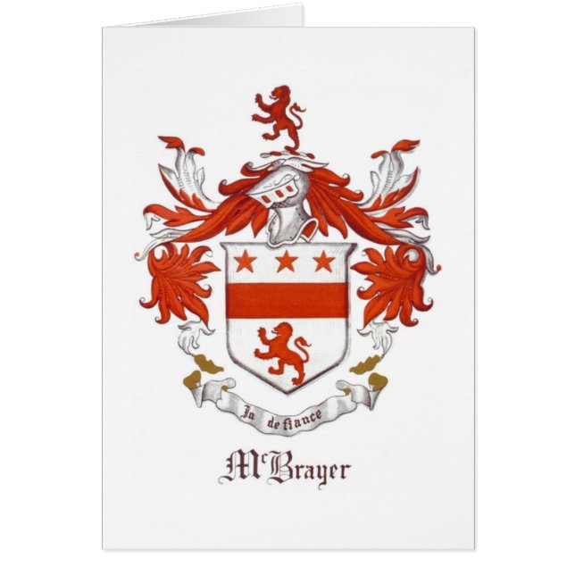 Côte de McBrayer de carte de bras (Devant)