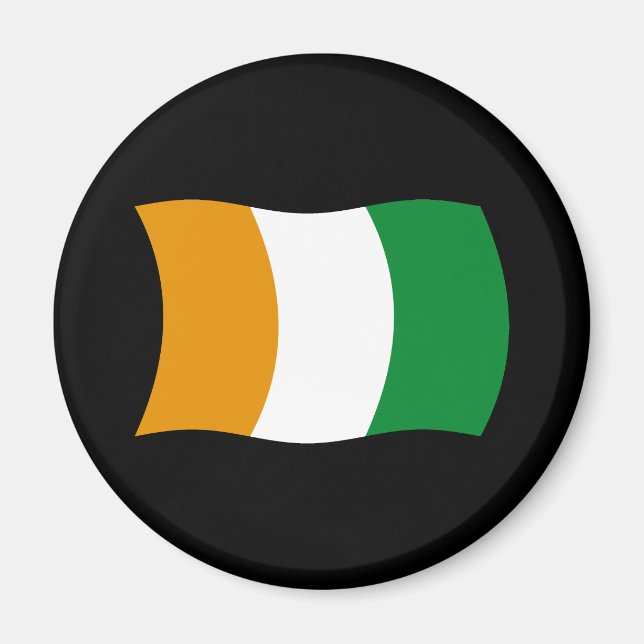 Côte d'Ivoire (Côte d'Ivoire) Magnet Drapeau (Devant)