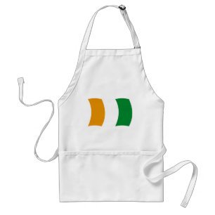 Cote d'Ivoire (Côte d'Ivoire) tablier de drapeau
