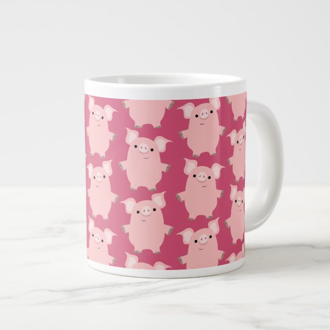 Cote Inquisiteur Porcs de Caricature Jumbo Mug (Devant droit)