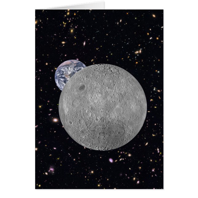 Côté sombre ou lointain de la lune Ciel étoilé (Devant)