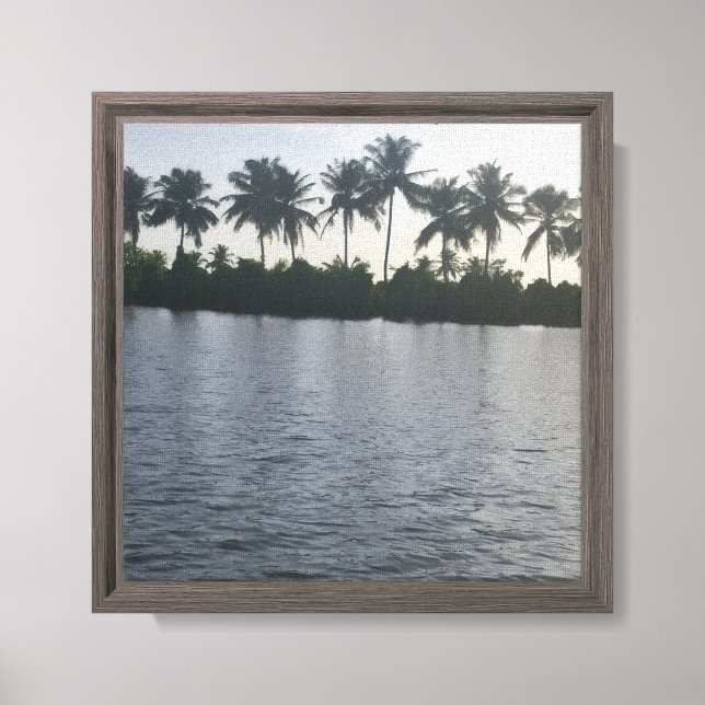 Côte sur une impression sur toile (Recto)