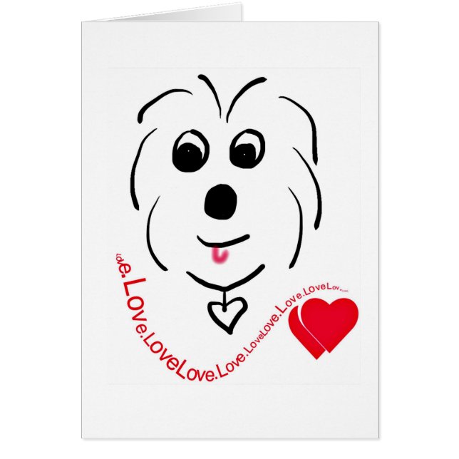 Coton de Tulear Love (Devant)