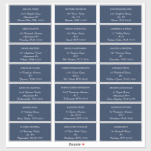 Coton d'Eucalyptus   étiquettes de adresse invités